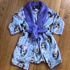 Elsa fuzzy girls robe!